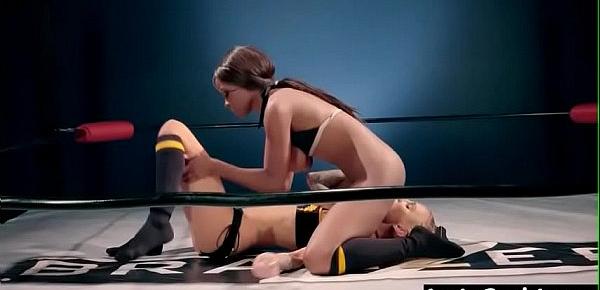  (Jezabel Vessir & Sarah Jessie) Lesbos Girls Play Using Toys On Cam In Punish Scene Clip-14